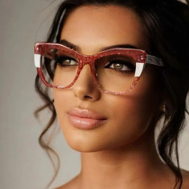 Splicing contrasting eyeglass frames with vintage cat anti blue light glasses Splicing contrasting eyeglass frames with vintage cat anti blue light glasses