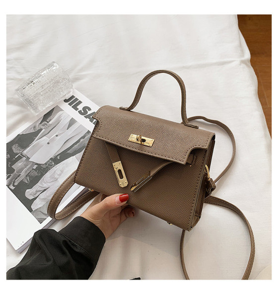 Embossed women's shoulder bag and crossbody bag