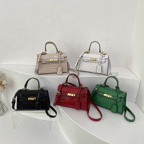 Crocodile Pattern Versatile Handbag