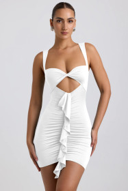 Women's pleated ribbon dress