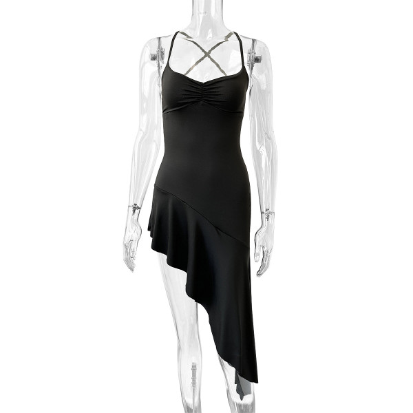 Open back lace up strap