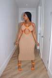 Chest hollow sexy dress