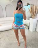 Women's sweater backless top tassel knit set