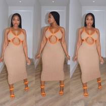 Chest hollow sexy dress