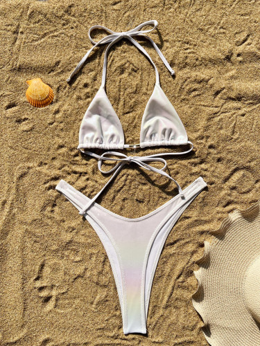 Open back strap swimsuit