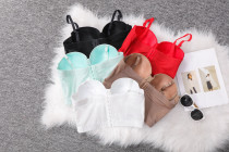 Small camisole with chest pad, strapless bra, corset, small tank top Small camisole with chest pad, strapless bra, corset, small tank top
