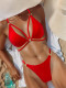 Strap swimsuit backless swimsuit