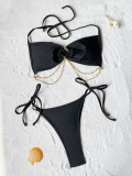 Open back swimsuit