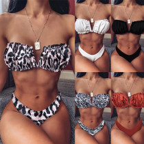V-shaped bikini wrap top swimsuit V-shaped bikini wrap top swimsuit