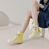 Versatile Candy Shoes for Couples Women's Short Boots