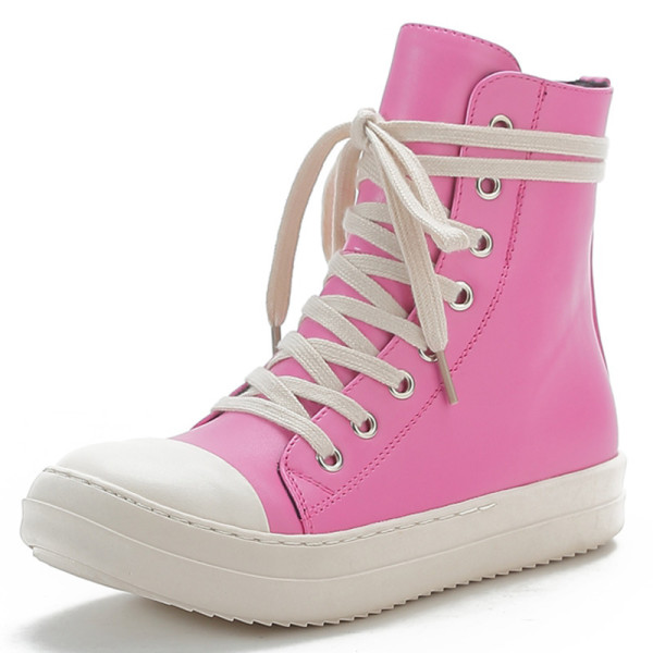 Versatile Candy Shoes for Couples Women's Short Boots