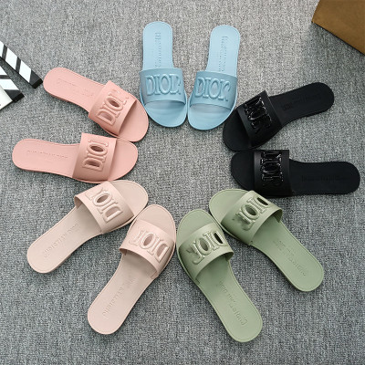 Open toe flip flops