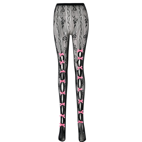 Slim fit bow, step on feet, leggings, long pants