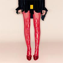 Slim fit bow, step on feet, leggings, long pants