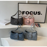 Single shoulder small square bag