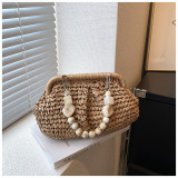 Woven handbag, single shoulder underarm bag