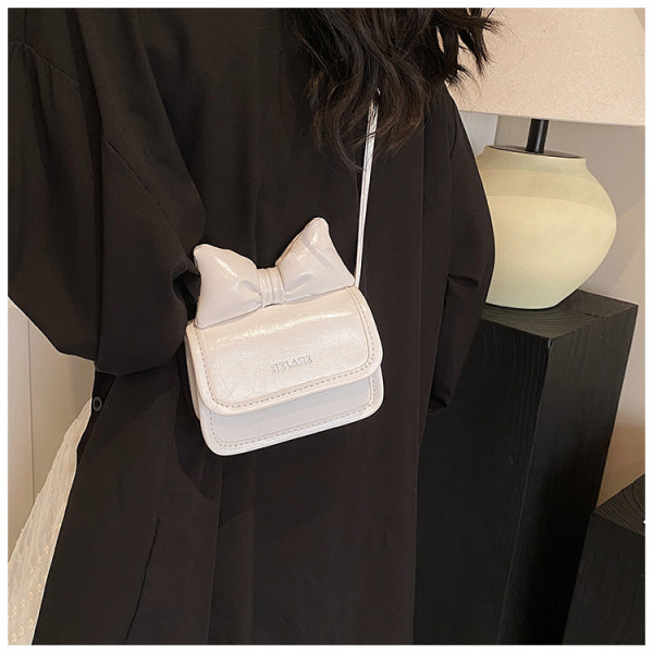 Bow shaped small square bag, crossbody small bag