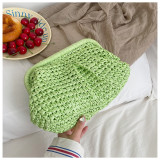 Grass woven crossbody bag