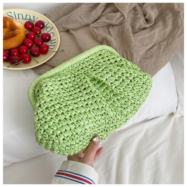 Grass woven crossbody bag