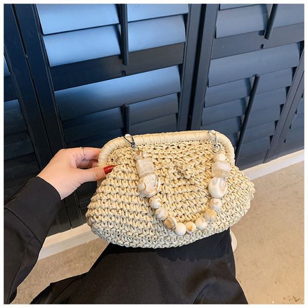 Woven handbag, single shoulder underarm bag