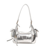 Multi pocket motorcycle bag, single shoulder underarm bag