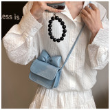 Bow shaped small square bag, crossbody small bag