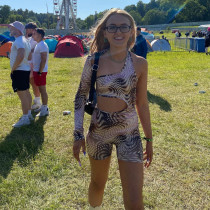 Neck wrap long sleeved sexy jumpsuit