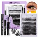 Large capacity single cluster false eyelash cover box