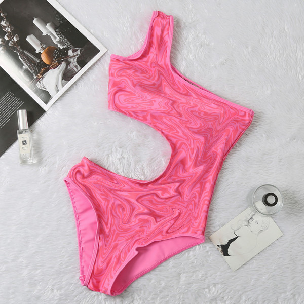 Waist revealing and slimming bikini swimsuit