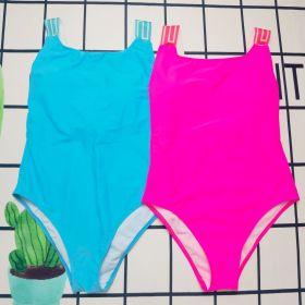 Solid color jumpsuit for women's swimwear