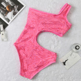 Waist revealing and slimming bikini swimsuit
