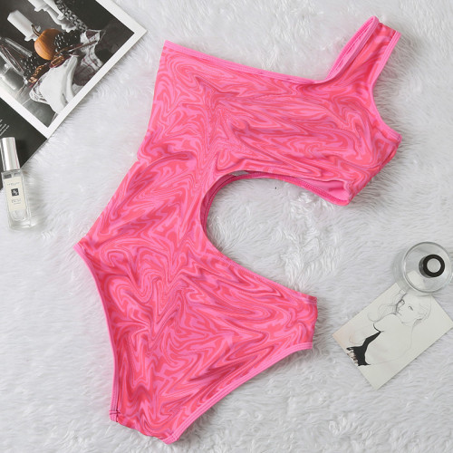 Waist revealing and slimming bikini swimsuit