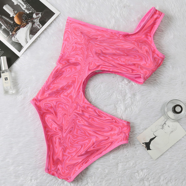 Waist revealing and slimming bikini swimsuit