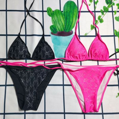 Split Bikini Triangle Bag Water Diamond Women's Swimsuit