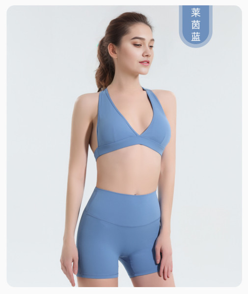 High waisted, abdominal and hip lifting pants with chest cushion yoga suit set