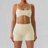 Quick drying tight vest shorts sports suit