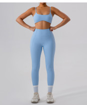 Quick drying tight fitting vest, pants sports suit