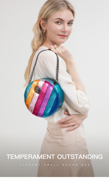 Rainbow Eagle Head Chain Shoulder Bag