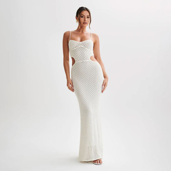 Knitted beach bikini swimsuit, hoodie, sun protection suit