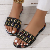 Camouflage diamond surface, one foot lightweight sandals