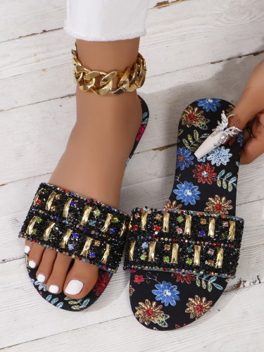 Camouflage diamond surface, one foot lightweight sandals