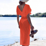 Hollow out splicing straps, compared to base swimsuits and sun protection shirts