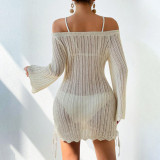 Beach bikini swimsuit, cover up, sun protection suit