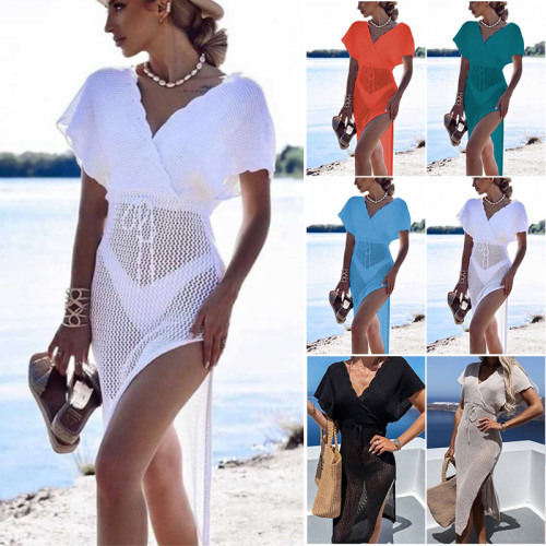 Hollow out splicing straps, compared to base swimsuits and sun protection shirts