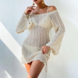 Beach bikini swimsuit, cover up, sun protection suit
