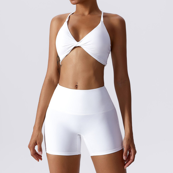 Bra+shorts quick drying yoga exercise set