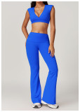 Tight fitting back quick drying yoga set