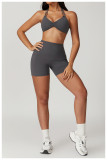 Bra+shorts sports two-piece set