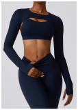 Bra+Shoulder+Pants Three piece Sports Set