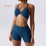 Bra+shorts quick drying yoga exercise set